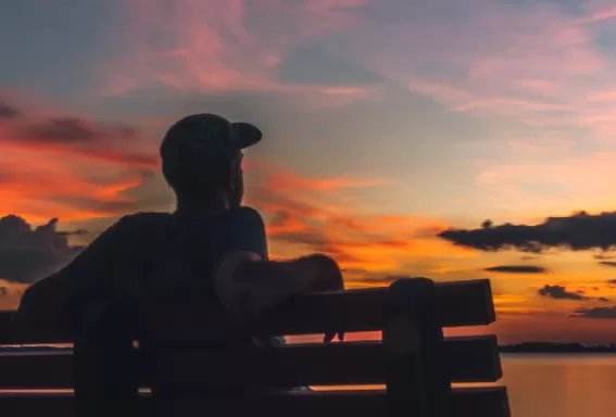 Fall sunset in Fort Myers